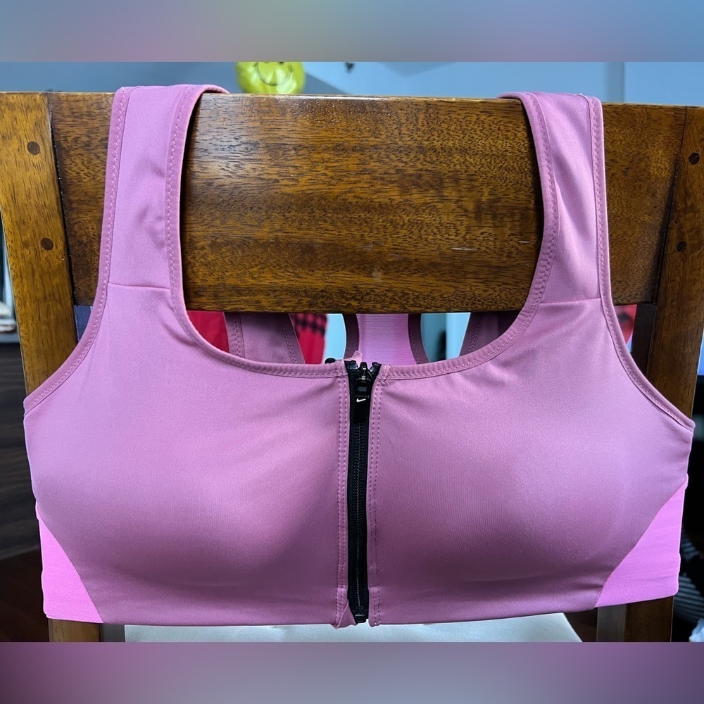 Nike Dri-Fit Sports Bra NWOT XL PINK MAUVE